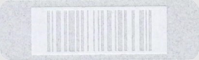 Transparent barcode label